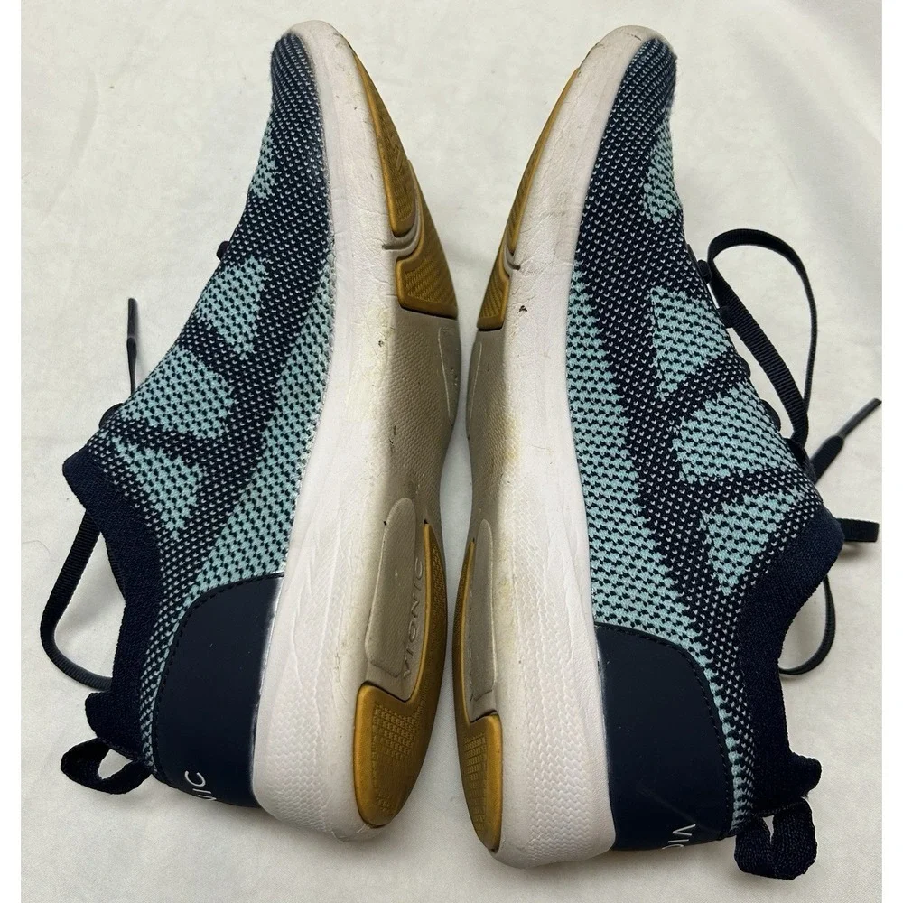 Vionic Lenora Sneakers Womens  Size 7 Teal Blue Lightweight Comfort Arch Support